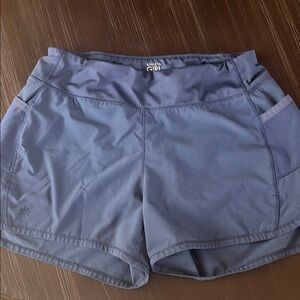 Athleta Girl’s Blueish-Gray Record Breaker 3” Shorts